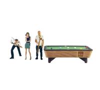 HuadaXtai Figurines peintes à la main à l'échelle 1/64 pour personnes, décoration de paysage, jouet de jeu, ornement de table de sable, figurines miniatures,