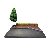 HuadaXtai Fond miniature pour maquette de train, échelle 1/64, accessoire pour figurines