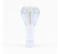 HuadaXtai Fou pour en Résine Manche Cylindrique sign à Pièce pour une Prise en Main Confortable Accessoire pour Mélanger le Lait la Poudre Pratique pour la Formation, Blanc, Blanc
