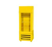 HuadaXtai Frigo Américain Miniature Créatif Réfrigérateur Style Américain Miniature Compact Réfrigérateur J pr Jeu D'imitation, Jaune
