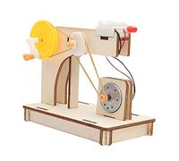 HuadaXtai Générateur Jouet Scientifique Expérience Manivelle Puzzle Construction Bois Éducation Technologie Apprentissage Adapté aux Enfants Activités