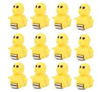 HuadaXtai Glissière D'escalier Jouet Pièce de Rechange Pistes électriques Pièces de Jeu Remplacer Montagnes Russes Jouet Accessoires pour Intérieur Extérieur Ga, 12pcs canard