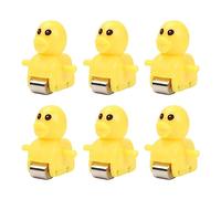 HuadaXtai Glissière D'escalier Jouet Pièce de Rechange Pistes électriques Pièces de Jeu Remplacer Montagnes Russes Jouet Accessoires pour Intérieur Extérieur Ga, 6pcs canard