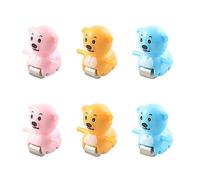 HuadaXtai Glissière D'escalier Jouet Pièce de Rechange Pistes électriques Pièces de Jeu Remplacer Montagnes Russes Jouet Accessoires pour Intérieur Extérieur Ga, 6pcs ours