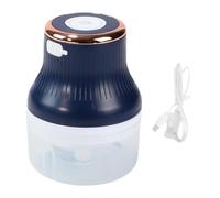 HuadaXtai Hachoir Électrique Mini Mélangeur Mixeur Portable Sans Fil Polyvalent Utilisation Simple Design Léger Adapté Cuisine Maison Pique-niques, Bleu