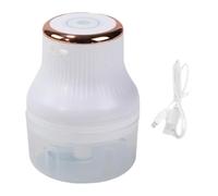 HuadaXtai Hachoir Électrique Mini Mélangeur Mixeur Portable Sans Fil Polyvalent Utilisation Simple Design Léger Adapté Cuisine Maison Pique-niques, Blanc