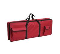 HuadaXtai Housse Clavier Électronique Sac Clavier Étui Synthétiseur Sacoche Instrument Structure Rembourrée Anti-Chocs Protection Contre l'Humidité Rangements, Style to 1, Array, Rouge