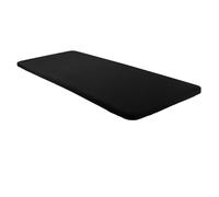 HuadaXtai Housse de Table Élastique Rectangle Housse Protège-table Stretch Tissu Antirides Lavable Adaptée pour Mariage Fête Bureau Réception Repas à Domicile, Noir 243x76x46cm