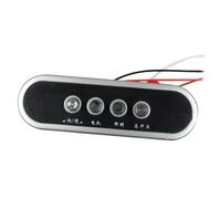 HuadaXtai Interrupteur Bouton-poussoir de Hotte Clavier Universel Panneau de Commande Contrôleur Remplacement Fourni avec 4 Touches Fabriqué en PP, 14.3cmx4.4cm