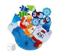 HuadaXtai Jeu de Construction avec Blocs à Empiler et Puzzle, Développant L'intelligence et La Capacité de Enfants de 1 à 5 Ans, ours