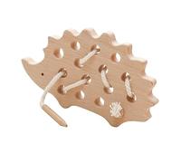 HuadaXtai Jeu de Laçage En Bois, Puzzle de Blocs, Surface Lisse, Jouet éducatif pour Tout-petits
