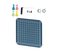 HuadaXtai Jeu de Société D'addition, Jeu de Société de Table Mathématique, Outil D'apprentissage Des Mathématiques pour Enfants, Cadeaux D'anniversaire pour Gar, bleu