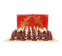 HuadaXtai Jeu D'échecs avec étui de Transport pour Les et Le Divertissement, grand