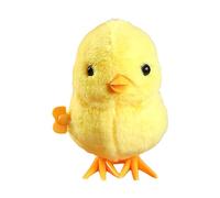 HuadaXtai Jouet de Poupée Mécanique de Poussin, Jouet de Poussin de Saut D'horlogerie, Jouets de Poulet Sautant de Couleur, Jouets En Peluche de Poussin, pour L, Poulet Saut Jaune