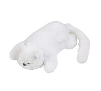 HuadaXtai Jouet électrique Roulant pour Chat, Peluche pour Chat, Jouet Interactif pour Raconter Une Histoire Au Coucher, pour Les Amis, pour Les Vacances, Blanc