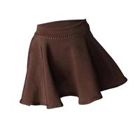 HuadaXtai Jupe Miniature Figure pour Poupée 1/6 Vêtements Ensemble de Mode pour Figurine Féminine Accessoires En Tissu Solide Adaptée à La Création Artistique E, Brun