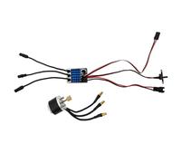 HuadaXtai Kit de Mise à Niveau de Puissance Du Moteur Sans Balais Outrunner pour Voiture et Camion Télécommandés MN82 et MN99S à L'échelle 1/12