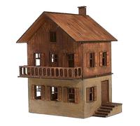 HuadaXtai Maison En Bois à Assembler Soi-même, Modèle de Construction Non Peint, Aménagement Du Diorama, 1/72
