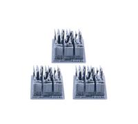 HuadaXtai Manuel de Référence Pilote Ensemble de Carnets de Navigation Miniature Accessoire de Scène Aérienne Livret Pliable Texturé Détail pour Cockpit et Zone