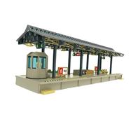 HuadaXtai Maquette à L'échelle HO, Bâtiment Miniature, Décor Ferroviaire, Exposition Architecturale