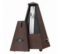 HuadaXtai Métronome Mécanique Pyramidale Visible Glissière Réglable pour Pratique Musicale Rythmique Adapté aux Musiciens Étudiants en Cours Solfège, Marron