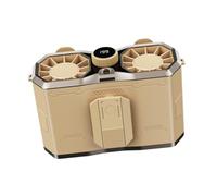 HuadaXtai Mini Ventilateur à Courroie, Ventilateur Suspendu Réglable à 199 Dents, Portable pour L'escalade, Le Cyclisme, Le Jardinage et Le Camping, 20000mAh