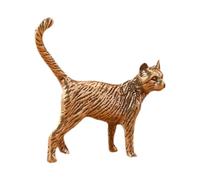 HuadaXtai Miniature de Chaton Persan En Laiton, Ornement Créatif pour Voiture Ou Table