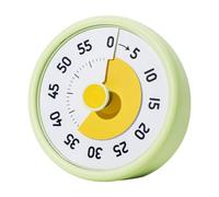 HuadaXtai Minuterie Visuelle de, Compte à Rebours Mécanique, Réveil de Cuisson, avec Sonnerie de Rappel pour Les études D'examen de Jeu, Vert