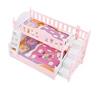 HuadaXtai Mobilier de Maison de Poupée : Rampe D'escalier Droite Décorative, Modèle de Lit Jumeau de Remplacement pour Enfants Plus âgés