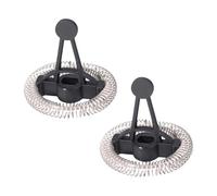 HuadaXtai Mousseur à Lait de Remplacement pour Fouet Mélangeur, Outil Simple à Utiliser, Pièces de Cafetière, Tête de Mélange pour Machine à Mousse, Café Cappuc, 2 Pièces