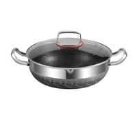 HuadaXtai Multifonction avec Couvercle pour Toutes Les Méthodes de Cuisson, Idéale pour Les Activités de Plein Air, 30CM