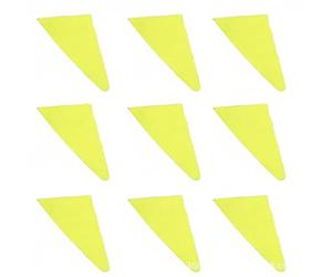 HuadaXtai nette de Nettoyage Instrument à Vent Saxophone Flûte Clarinette d'Entretien Gaze de Polissage Coupe Triangulaire Maniable Adaptée à Élèves Professeurs Pratiques Quotidiennes Scènes, Jaune