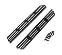 HuadaXtai Pédales de voiture télécommandée, pédale latérale en métal, pièces de rechange robustes, marchepied latéral, pour camions pour H12Y H12Y+ 1/12, Noir