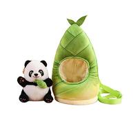 HuadaXtai Peluche Panda, Jouet D'accompagnement pour Dormir avec Des Jouets En Bambou, Décoration pour Enfants, Style f