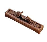 HuadaXtai Porte-brûleur D'encens Couché, Encensoir de Bureau, Plateau Sculpté à La Main, Boîte D'encens pour SPA, Chambre à Coucher, Bureau, Oiseau Cuivre