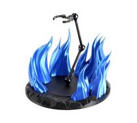 HuadaXtai Présentoir à Figurines avec Effet de Feu, à Monter Soi-même, pour Exposer Des Maquettes de Jouets. Support Robuste et Léger pour Figurines, bleu