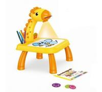 HuadaXtai Projecteur à Dessin Girafe Interactif | en Plastique, Compl, Projecteur Dessin pr Enfant, Jaune