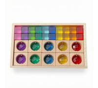 HuadaXtai Puzzle Blocs en Bois Logique | Compact, pr École Maternelle, Pits, Style B