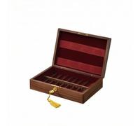 HuadaXtai Rangement en Couvercle à Charnière Intérieur Organisé pour Montres Bagues Lingots Dorés Adapté à la Décoration Collection, Style A