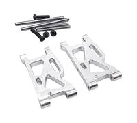 HuadaXtai RC Pièce Essentielle Bras Oscillant Métal Léger Remplacement Accessoire Modèle Voiture Convient pour Jeu Exposition Collection Taille, Argent