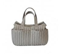 HuadaXtai Sac à Langer Maternité Fourre-tout Organisateur Intérieur Bien Compartimenté pour Accessoires Bébé Tissu Coton Polyester Doux Sangle Latérale avec