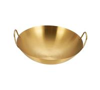 HuadaXtai Soupe Pan Acier Inoxydable Poêle Ramen Porridge avec Manche Fonction Chauffe Rapide Convient pour Maison Bureau Dortoir Randonnée Camping, L