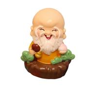 HuadaXtai Statue chinoise en résine, ornement traditionnel, sculpture pour armoire intérieure, cheminée, Dieu de La Longévité