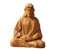 HuadaXtai Statue du Sacré-Cœur de Jésus, Figurine catholique, Sculpture religieuse pour centres de table, 10 Cm