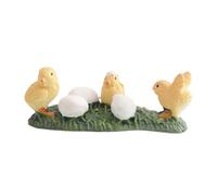 HuadaXtai Statuette D'animal - Canard - Figurine Miniature - Décoration de - Sculpture En PVC - Convient Aux Enfants - Jouet Cognitif de Collection, 5.3 Cm X 2 Cm
