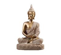 HuadaXtai Statute Bddha Miniature | Détails en Relief Sculptés, Statute Socle, Décoratif, Figurine Bddha, pr lon, Entrée, Or, Style B