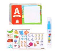 HuadaXtai Sticker Reutilisable Enfant Cahier Activités Jeu Apprentissage Livre Interactif Fonction Hydratation Pratique Adapté à Interaction Parent-Enfant Lecture Temps Calme Utilisation Maison