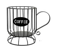 HuadaXtai Support de Dosettes de Café Panier à Capsules de Café, Compact, Polyvalent, Organisateur de Stockage de Dosettes de Café Support de Capsules de Café P, Black S