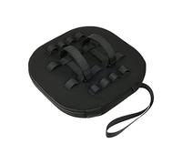 HuadaXtai Support Flottant pour Téléphone, Plateau de Service Flottant avec Porte-gobelet et Sangles, Accessoires pour Radeaux, Flotteur pour Haut-parleur de Pi, Noir 19x19x4.5cm