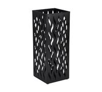 HuadaXtai Support Rectangulaire En Métal, Seau Décoratif, Organisateur Indépendant, Structure En Fer Antidérapante et Multifonctionnelle, Noir
